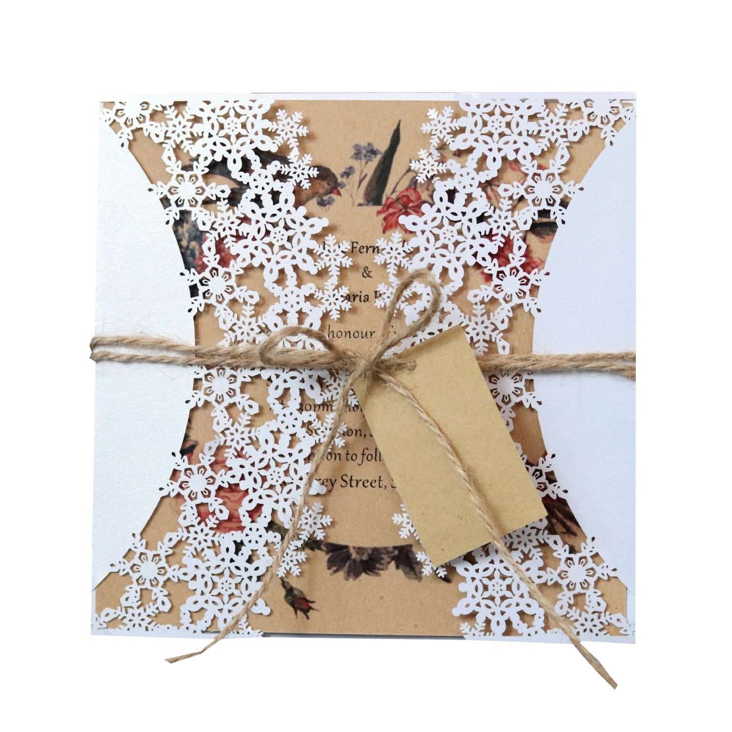Butterfly Invitation Card Wholesale Wedding Invitation Christmas Hollowmas
